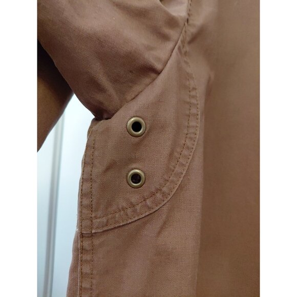 GAP Men's Waxed Canvas Chore Barn Coat Brown Large - Picture 9 of 10